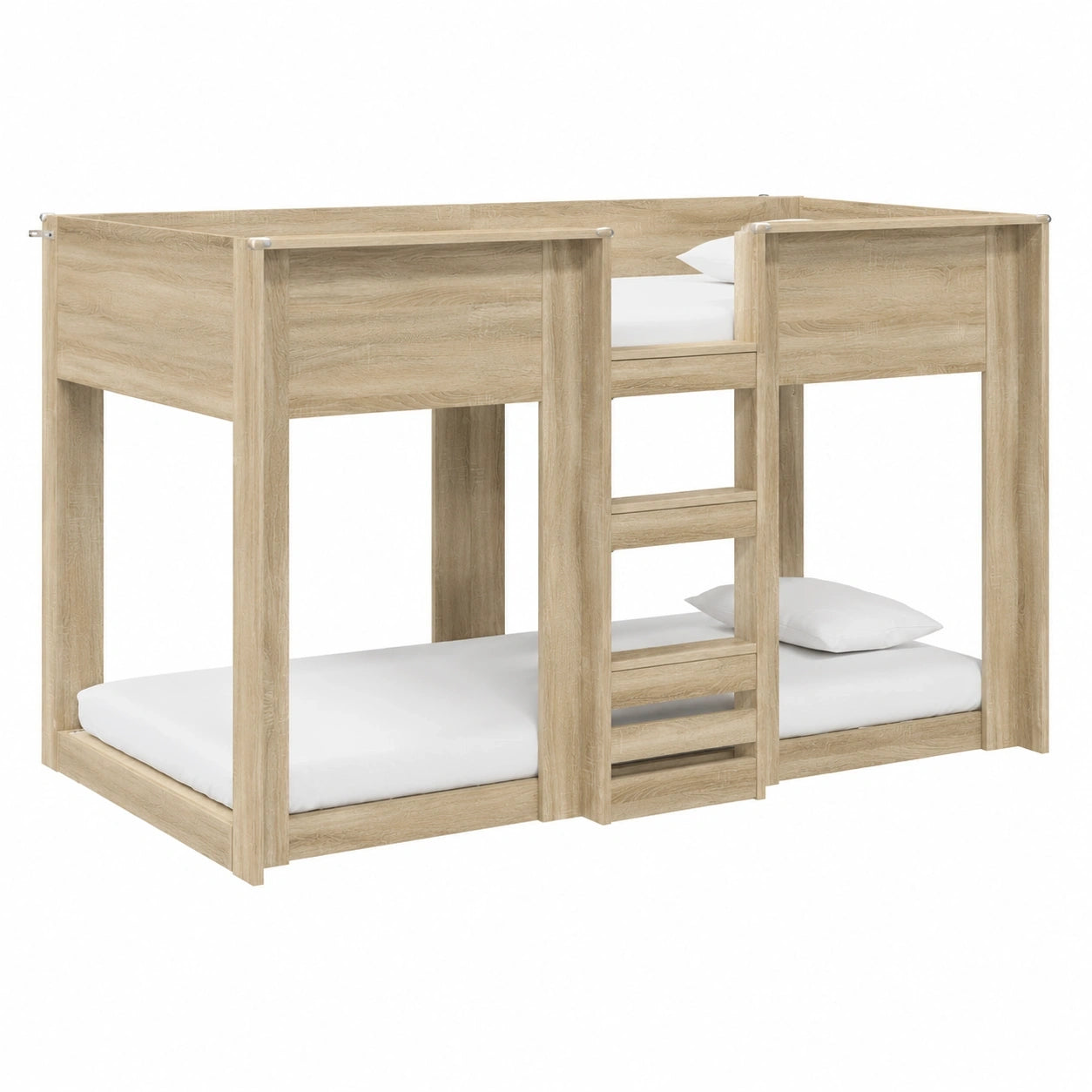 Hochwertiges Kinder-Etagenbett 80x200 cm Sonoma-Eiche, Platzsparend & Modern