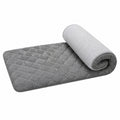 Komfortable Futonmatratze aus Sojafaser, faltbar, Queen-Size, ideal für Zuhause und Studentenwohnheim, 100x200x9 cm, umweltfreundlich, grau